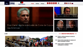 What Prensalatina.com.br website looked like in 2022 (2 years ago)
