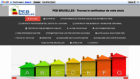 What Pebbruxelles.com website looked like in 2022 (2 years ago)