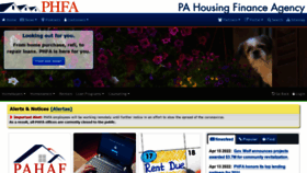 What Phfa.org website looked like in 2022 (1 year ago)