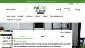 What Pacific-linea.com website looked like in 2022 (3 years ago)