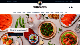 What Petrossian.fr website looked like in 2022 (2 years ago)