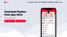 What Payben.in website looked like in 2022 (1 year ago)