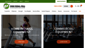 What Pushpedalpull.com website looked like in 2022 (1 year ago)