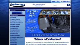 What Pondliner.com website looked like in 2022 (2 years ago)