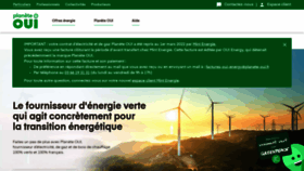 What Planete-oui.fr website looked like in 2022 (1 year ago)