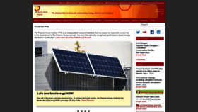 What Passivehouse.com website looked like in 2022 (1 year ago)