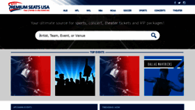 What Premiumseatsusa.com website looked like in 2022 (1 year ago)