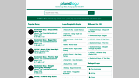 What Planetlagu8.wapku.net website looked like in 2022 (1 year ago)