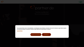 What Partner.de website looked like in 2022 (1 year ago)
