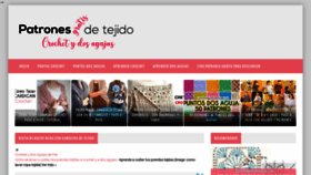 What Patronesgratisdetejido.com website looked like in 2022 (1 year ago)