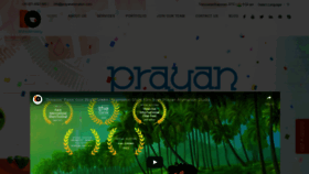 What Prayananimation.com website looked like in 2022 (1 year ago)