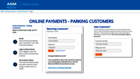 What Payments.abm.com website looked like in 2022 (2 years ago)
