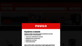 What Puuilo.fi website looked like in 2022 (1 year ago)
