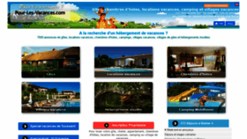 What Pour-les-vacances.com website looked like in 2022 (1 year ago)