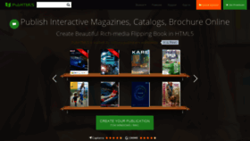 What Pubhtml5.com website looked like in 2022 (3 years ago)