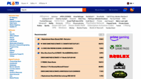 What Plati.ru website looked like in 2022 (1 year ago)