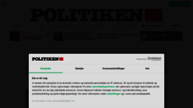 What Politiken.dk website looked like in 2022 (1 year ago)