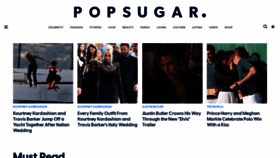 What Popsugar.com website looked like in 2022 (1 year ago)