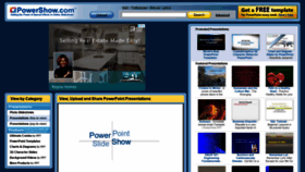 What Powershow.com website looked like in 2022 (1 year ago)