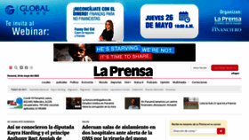 What Prensa.com website looked like in 2022 (1 year ago)