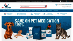 What Petchemist.com.au website looked like in 2022 (1 year ago)