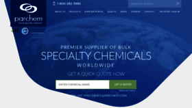 What Parchem.com website looked like in 2022 (1 year ago)