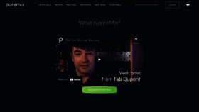 What Puremix.net website looked like in 2022 (1 year ago)