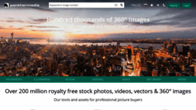 What Panthermedia.net website looked like in 2022 (3 years ago)