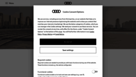 What Progress.audi website looked like in 2022 (1 year ago)