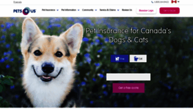 What Petsplusus.com website looked like in 2022 (1 year ago)