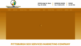 What Pittsburghseoservices.com website looked like in 2022 (1 year ago)