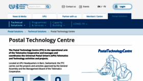 What Ptc.post website looked like in 2022 (1 year ago)