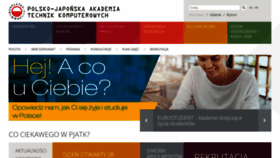 What Pjwstk.edu.pl website looked like in 2022 (1 year ago)