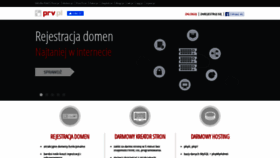 What Prv.pl website looked like in 2022 (1 year ago)