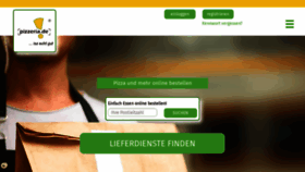 What Pizzeria.de website looked like in 2022 (1 year ago)