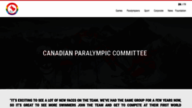 What Paralympic.ca website looked like in 2022 (3 years ago)