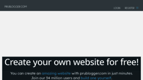 What Prublogger.com website looked like in 2022 (1 year ago)