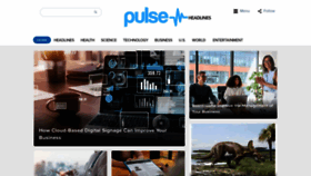 What Pulseheadlines.com website looked like in 2022 (1 year ago)
