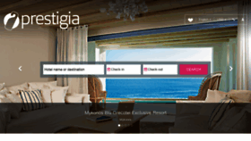 What Prestigia.com website looked like in 2022 (1 year ago)