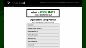What Poolstat.net.au website looked like in 2022 (1 year ago)