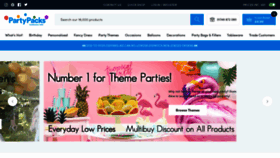 What Partypacks.co.uk website looked like in 2022 (1 year ago)