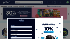 What Petco.com.mx website looked like in 2022 (1 year ago)