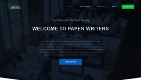 What Paperwriters.org website looked like in 2022 (1 year ago)