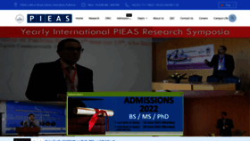 What Pieas.edu.pk website looked like in 2022 (1 year ago)
