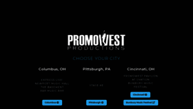 What Promowestlive.com website looked like in 2022 (1 year ago)