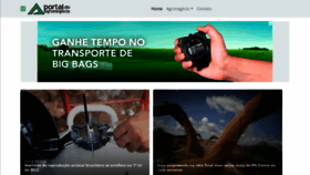 What Portaldoagronegocio.com.br website looked like in 2022 (1 year ago)