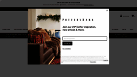 What Potterybarn.ca website looked like in 2022 (1 year ago)