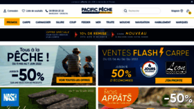 What Pacificpeche.com website looked like in 2022 (1 year ago)