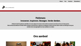 What Pelckmans.be website looked like in 2022 (1 year ago)