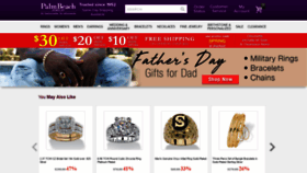 What Palmbeachjewelry.com website looked like in 2022 (1 year ago)